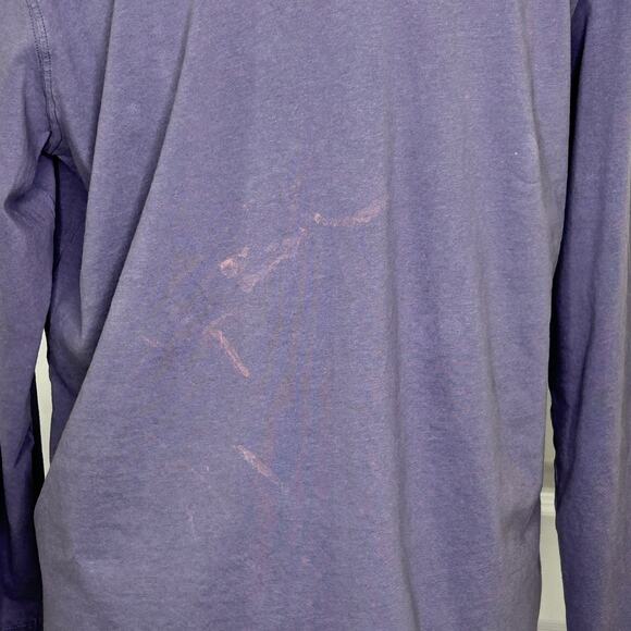 Life Is Good Gray Long Sleeve T-Shirt -Stained - Picture 6 of 7